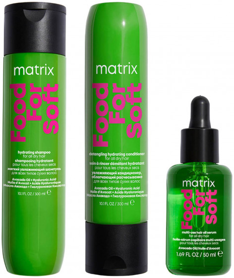 Matrix Food For Soft Multi-Use Hair Oil Serum - Мультифункциональное масло-сыворотка - 2