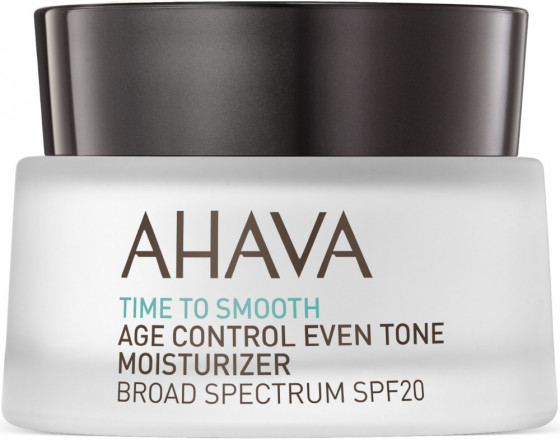 Ahava Time to Smooth Age Control Even Tone Moisturizer Broad Spectrum SPF 20 - Крем омолаживающий увлажняющий, выравнивающий тон кожи SPF 20