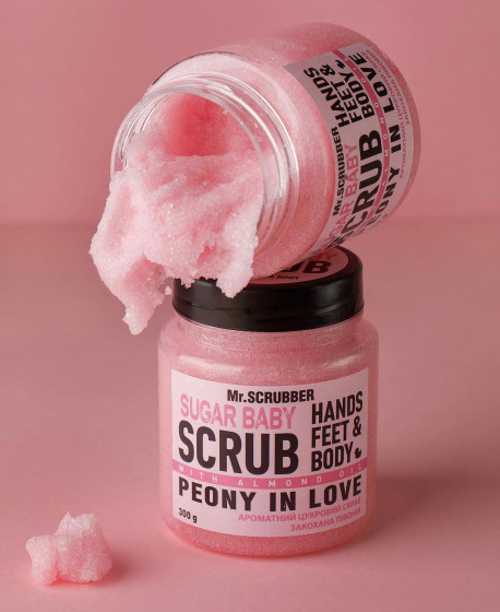 Mr.Scrubber Sugar Baby Peony in Love Scrub - Сахарный скраб для тела - 1