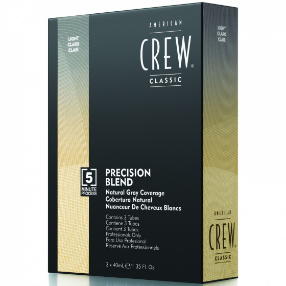 American Crew Precision Blend Light - Система маскировки седины Светлый (уровень 7-8)