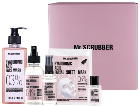 Mr.Scrubber "Hyaluronic acid" Gift Set - Подарочный набор