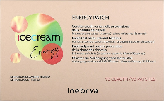 Inebrya Ice Cream Energy Patch - Патчи для кожи головы против выпадения волос