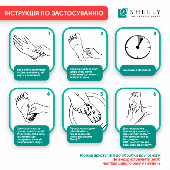 Shelly Gel-keratolytic for Removing Calluses and Corns "Soft blade" - Гель-кератолитик для удаления мозолей и натоптышей "Мягкое лезвие" - 5