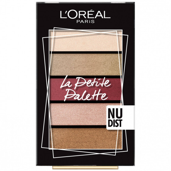 L'Oreal La Petit Palette Nudist Eyeshadow - Палетка теней для век