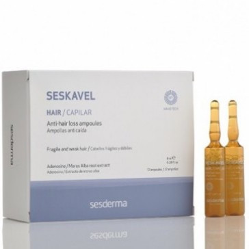 Sesderma Seskavel Anti-Hair Loss Ampoules - Кавел ампулы против выпадения волос