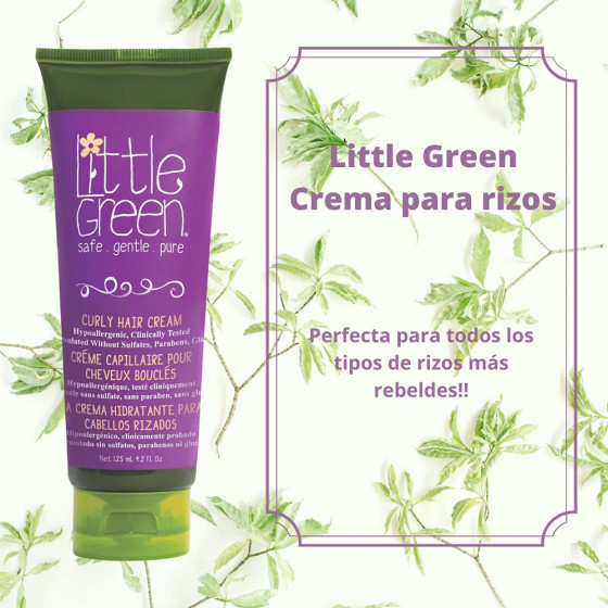 Little Green Kids Curly Hair Cream - Крем несмываемый для детских кудрявых волос - 2