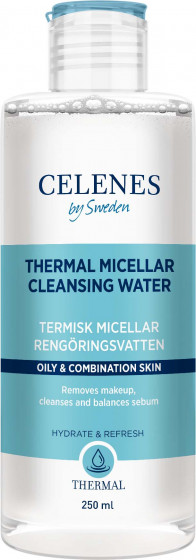 Celenes Thermal Micellar Water - Термальная очищающая мицеллярная вода для жирной и комбинированной кожи