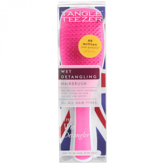 Tangle Teezer The Wet Detangler Travel Size Popping Pink - Расческа для мокрых волос - 3