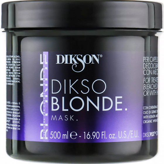 Dikson Dikso Blonde Mask - Маска для обесцвеченных и мелированных волос