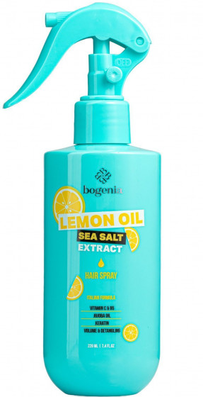 Bogenia Lemon Oil & Sea Salt Spray - Спрей для волос