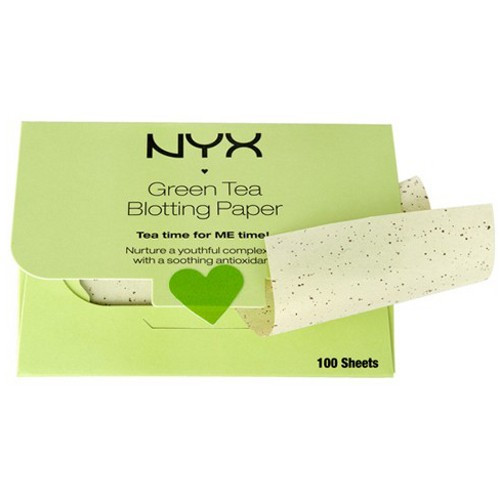 NYX Green Tea Blotting Paper - Матирующие салфетки для лица