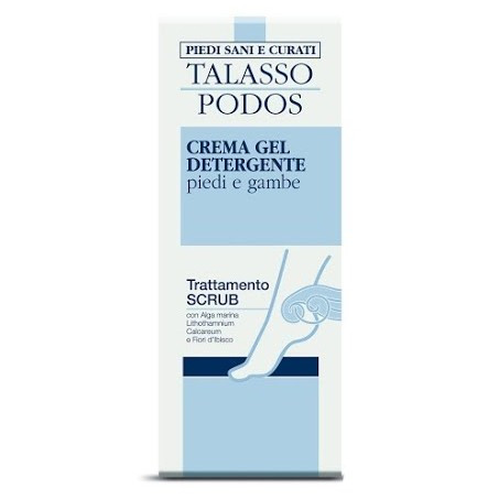 GUAM Talasso Podos Crema Gel Detergente Piedi - Отшелушивающий крем–скраб для ног Талассо