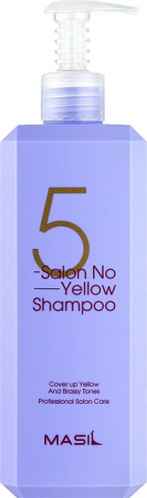 Masil 5 Salon No Yellow Shampoo - Тонирующий шампунь для осветленных волос