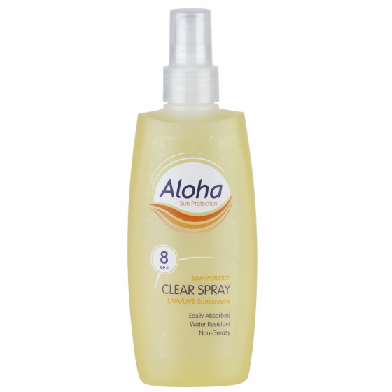 Aloha Sun Protection Clear Spray SPF 8 - Прозрачный солнцезащитный спрей 