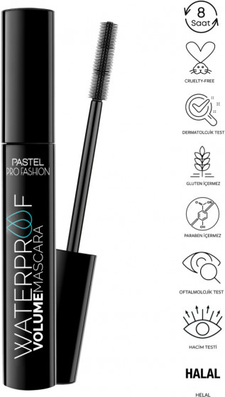 Pastel Waterproof Volume Mascara - Водостойкая тушь для объема ресниц - 3