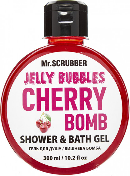 Mr.Scrubber Jelly Bubbles Shower & Bath Gel "Cherry Bomb" - Гель для душа