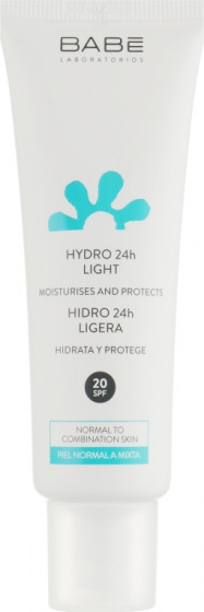 BABE Laboratorios Facial Line Hydro 24h Light SPF20 - Легкий крем для лица "24 часа увлажнения" с SPF 20