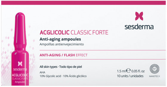 Sesderma Acglicolic Classic Forte Ampules - Ампулы с гликолевой кислотой сильные