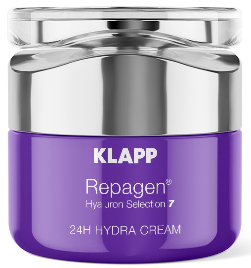 Klapp Repagen Hyaluron Selection 7 24Н Hydra Cream - Увлажняющий крем для лица