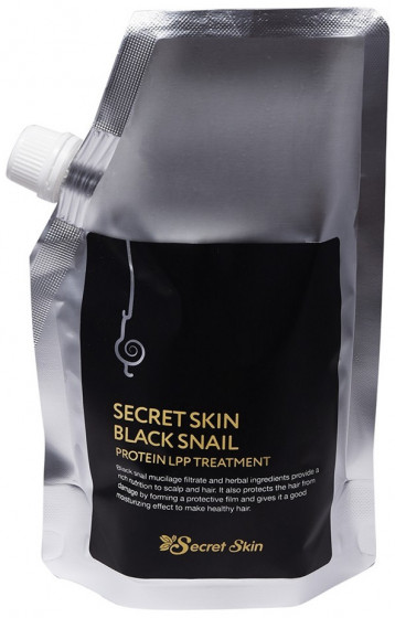 Secret Skin Black Snail Protein LPP Treatment - Маска для волос с муцином черной улитки с эффектом ламинирования