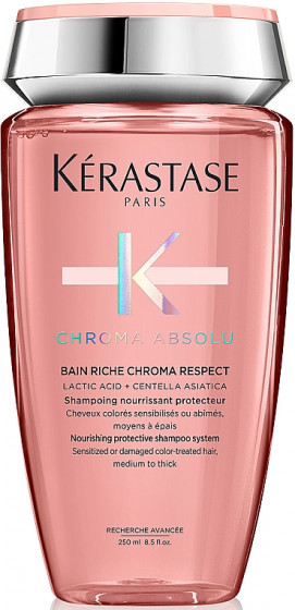 Kerastase Chroma Absolu Bain Riche Chroma Respect - Безсульфатный шампунь для окрашенных тонких и средних волос