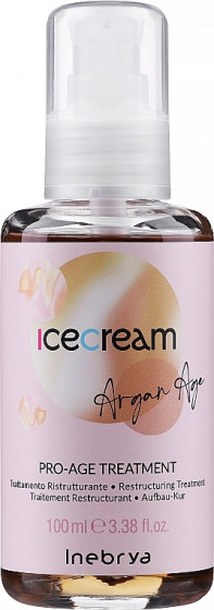 Inebrya Ice Cream Pro Age Treatment Argan Oil - Аргановое масло против посеченных кончиков