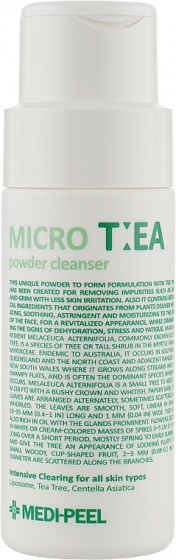 Medi Peel Micro Tea Powder Cleanser - Глубоко очищающая энзимная пудра для лица с чайным деревом