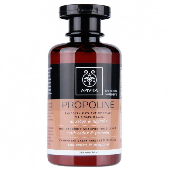 Apivita propoline anti-dandruff shampoo for oily hair with cedar and propolis - Шампунь против перхоти для жирных волос с кедром и прополисом