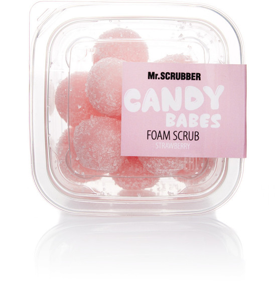 Mr.Scrubber Candy Babes Strawberry Foam Scrub - Пенный скраб для тела