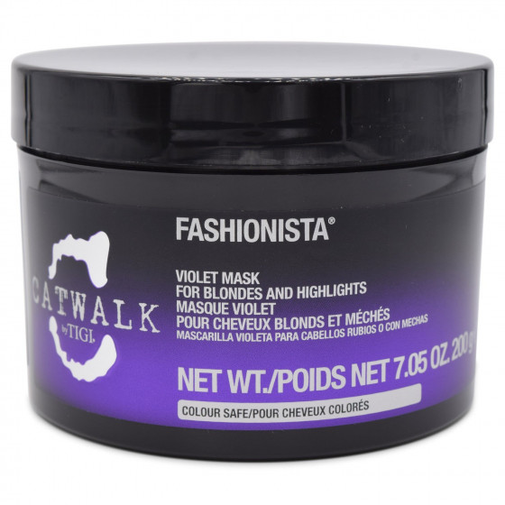 Tigi Catwalk Fashionista Violet Mask For Blondes - Фиолетовая маска для светлых волос