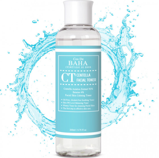 Cos De BAHA Centella Facial Toner - Восстанавливающий тонер для лица с центеллой - 1