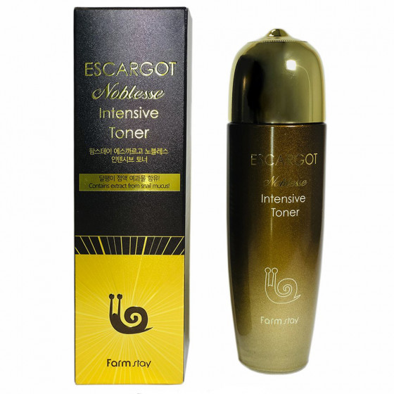 FarmStay Escargot Noblesse Intensive Toner - Увлажняющий тонер с муцином улитки - 1