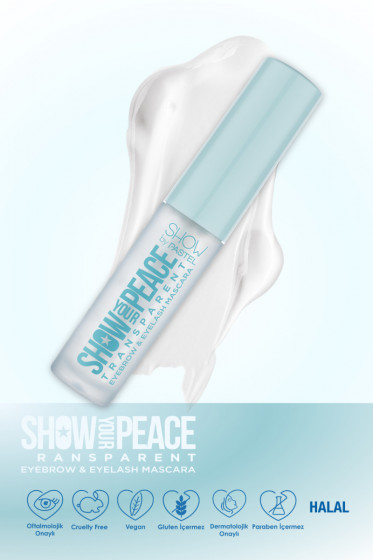 Pastel Show Your Peace - Прозрачная тушь для ресниц и бровей - 3