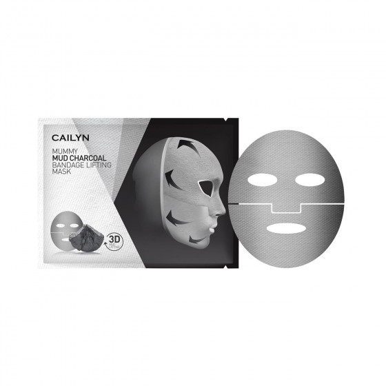 Cailyn Mummy Mud Charcoal Bandage Lifting Mask - Грязевая лифтинг маска для лица - 2