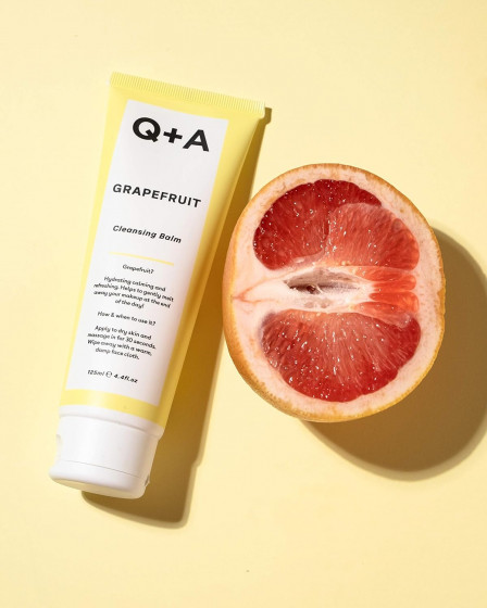 Q+A Grapefruit Cleansing Balm - Очищающий бальзам для лица с грейпфрутом - 2