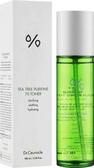 Dr.Ceuracle Tea Tree Purifine Toner - Тонер с экстрактом чайного дерева - 1