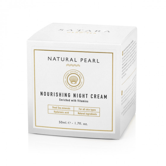 Satara Natural Pearl Nourishing Night Cream - Ночной питательный крем с витаминами - 1