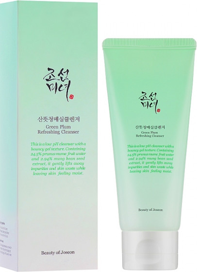 Beauty of Joseon Green Plum Refreshing Cleanser - Освежающий гель для умывания с зеленой сливой