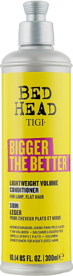 Tigi Bed Head Bigger The Better Lightweight Volume Conditioner - Кондиционер для объема волос