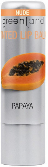 Greenland Glossy Balm & Butter Lip Balm Papaya - Бальзам для Губ "Персиковый Папайя"