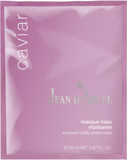 Jean d'Arcel Masque Tissu Vitalisante - Тканевая маска с протеинами икры