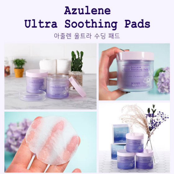 Petitfee & Koelf Azulene Ultra Soothing Pads - Ультра-увлажняющие подушечки - 7