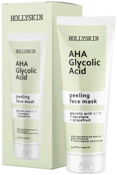 Hollyskin Glycolic AHA Acid Face Mask - Маска для лица с гликолевой кислотой - 1