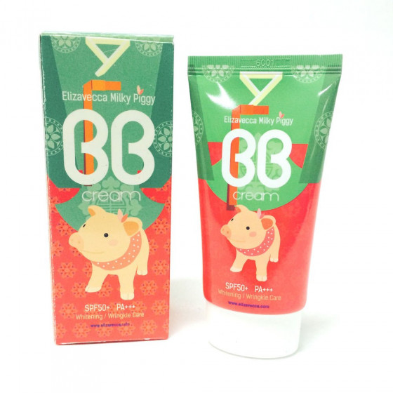 Elizavecca Milky Piggy BB Cream - Увлажняющий ББ крем с гиалуроновой кислотой - 1