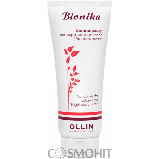 OLLIN BioNika Brightness of Color Conditioner for Colored Hair - Кондиционер для окрашенных волос "Яркость цвета"