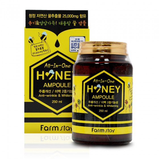 FarmStay All-in-One Honey Ampoule - Многофункциональная сыворотка с медом - 1