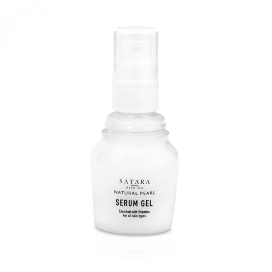 Satara Natural Pearl Serum Gel for Face&Eye - Сыворотка с витаминами для кожи лица и кожи вокруг глаз