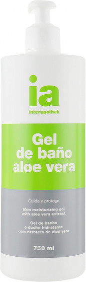 Interapothek Gel De Bano Aloe Vera - Гель для душа с экстрактом алоэ вера