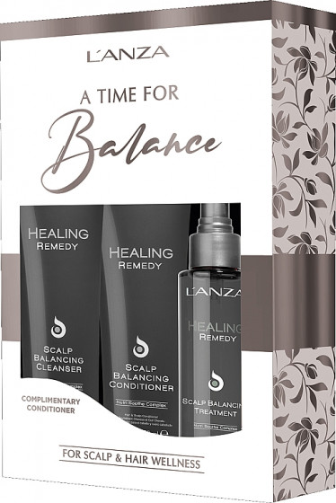 L'anza Healing Remedy Holiday Trio Box - Подарочный набор для волос и кожи головы