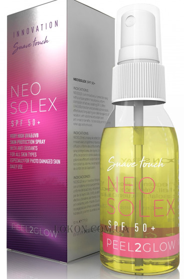 Skin Tech Peel2Glow Neosolex SPF 50+ - Солнцезащитный спрей SPF 50+